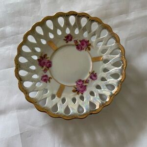 Royal Sealy  Lusterware Saucer Vintage Japan Excellent Condition